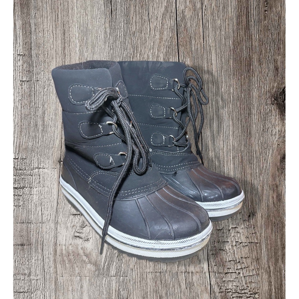Portland Boot Company Black Suede Boots Kids Size 13